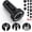 Matte Black, variant on PETGLE Kitchen Faucet Head Replacement Black, with 15 Adapters Plastic Pull Down Faucet Spray Head, 3 Modes Pull Out Kitchen Sink Sprayer Nozzle, Matte Black