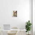thumbnail image 2 of Town Street Building Plants Town & City Photograph White Framed Art Print Wall Art, 2 of 7