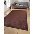thumbnail image 1 of 5 x 8 ft. Contemporary Hand Knotted Loom Wool Area Rug, Brown, 1 of 1