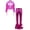 Hot Pink, variant on Miutii Kids Girls Jazz Latin Dance Performance Outfits Metallic Tassel Long Sleeve Bomber Jacket and Flared Pants Set Silver 14