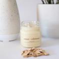 thumbnail image 4 of Meditation Soy Wax Candle, Non-Toxic Handpoured Glass Jar Candle - Clean Burning, Long Lasting, Candles for Home (Vetiver+Cedarwood), 4 of 6