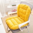 thumbnail image 1 of Cojín para silla de escritorio de 35 x 18, cojín de asiento suave con funda extraíble, cojín para silla de oficina con lazos, cojín de asiento de felpa con soporte para la espalda, cojín para mecedora, 1 of 7