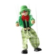 thumbnail image 3 of Marioneta de línea de tracción Bewildely juguete interactivo para padres e hijos payaso manual para niños Verde, 3 of 6