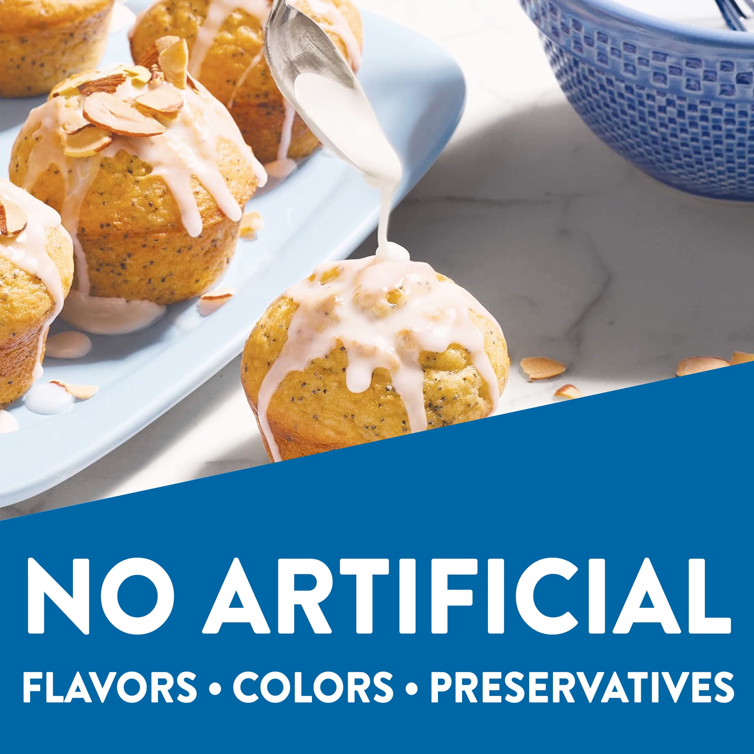 Krusteaz Almond Poppy Seed Muffin Mix, Almond Poppy Seed Muffins Made With Real Almonds, 17 oz Box