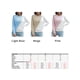 thumbnail image 2 of Suéter de mujer O Cuello Empalme Color Suéteres casuales CACAGOO Camiseta de manga corta, 2 of 7
