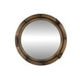 thumbnail image 2 of Handcrafted Model Ships  Bronzed Porthole Mirror 24 in. Port Holes Decorative Accent, 2 of 2