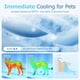 thumbnail image 3 of Dog Cooling Mat Breathable Cooling Pad for Dog Cats Washable Pet Cooling Mat for Indoor Outdoor Pets with Non-Slip Bottom 40 x 28 inch Light Green Large, 3 of 5