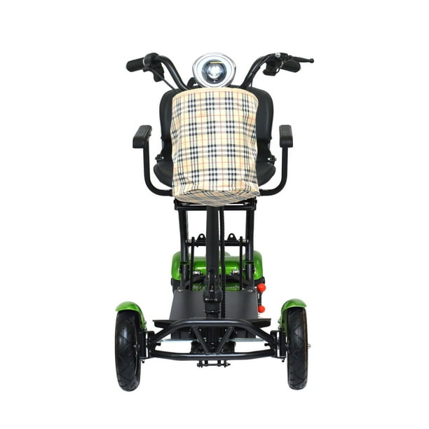 4 Wheel Electric Motorized Mobility Scooter Strong Double Motors Wide Seat