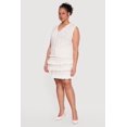 thumbnail image 3 of Women's Plus Size Heart Geometric Pointelle Button Front Vest, 3 of 4