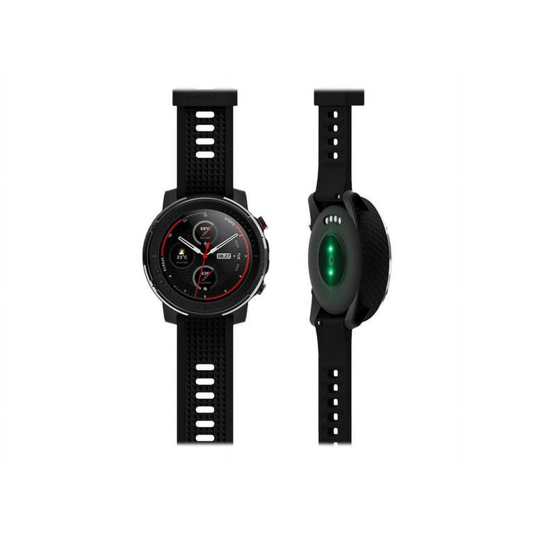Amazfit STRATOS 3 GPS Sports Smartwatch Black Model A1929 for sale online