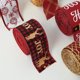 thumbnail image 4 of Cinta a cuadros de imitación de cáñamo, borde de cable de alambre, estampado de satén, embalaje de embalaje, boda, Festival, Fiesta, embalaje de regalo, nueva Navidad, 4 of 4