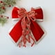 thumbnail image 5 of Christmas Wreath Bow Pre Tied Bow For Christmas Tree Garland And Outdoor Decoration Door Decoration Swag Wreath Garland Fall Winter Boxing Day, 5 of 6