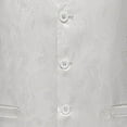 thumbnail image 4 of Stamzod Suit Vest for Men Solid Color Sleeveless Button Up Work Waistcoat Mens Vests Dress Outerwear White XXXL, 4 of 6