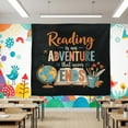 thumbnail image 4 of TiniDecor Reading Adventure Tapestry 40"x60" Dark Classroom Wall Hanging, Book Lover Decor, 4 of 4