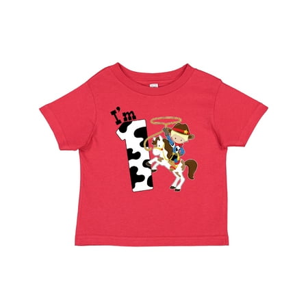 

Inktastic I m One-cowboy Riding Horse Birthday Gift Baby Boy T-Shirt