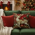 thumbnail image 5 of Luoshdecor Christmas Pillow Covers 18x18 in, Merry Christmas Soft Plush Throw Pillows Covers，Winter Holiday Gift for Home Decor, 5 of 6