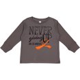thumbnail image 3 of Inktastic Never Giving Up Limb Loss Awareness Orange Ribbon Boys or Girls Long Sleeve Toddler T-Shirt, 3 of 5