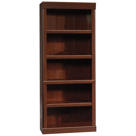 Adjustable Shelves Standard Bookcase, Wood Cherry, 29.803x12.992x71.26 in