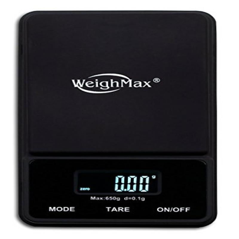 WEIGHMAX DIGITAL POCKET SCALE W-HD SERIES 0.1g ACCURACY 650g CAPACITY