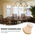 thumbnail image 2 of Miangastore Beige Cloth Lamp Cover for Table Lamp with Exquisite Patterns Creates Warm Atmosphere for Bedroom or Any Room 1 Pc, 2 of 8