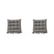 thumbnail image 1 of Kearding Cojín de asiento de lino Transpirable Cuadrado Verano PP Algodón Color sólido Sillón de hogar Silla de computadora Sofá Cojín de Gris 2Conjunto, 1 of 6