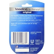 Vaseline Lip Therapy Original, .25 oz