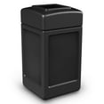 thumbnail image 1 of Commercial Zone 732101 Open-Top Square 42 Gallon Waste Trash Container, Black, 1 of 10
