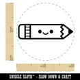 thumbnail image 2 of Kawaii Pencil Teacher School Self-Inking Rubber Stamp Ink Stamper - Dry Pad (No Ink) - Mini 1/2 Inch, 2 of 7
