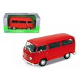 thumbnail image 1 of Welly 22472r 1972 Volkswagen Bus Van T2 Red 1-24 Diecast Model, 1 of 1