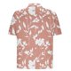 thumbnail image 4 of Blusa y camisa de manga corta con cuello vuelto Camisa casual para hombre Camisa de bolos vintage de manga corta Camisas de verano de playa cubana Camisa con botones Blusa para hombre Poliéster, 4 of 5
