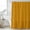 Turmeric, variant on Turmeric Color Long Shower Curtain Set,Waterproof Shower Curtains for Bathroom,Abstract Woven Texture Vintage Minimalist Washable Fabric Bath Curtain for Bathtub Decoration with Hooks 72x84 Inches