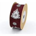 thumbnail image 3 of 1 Roll Christmas Ribbon Glitter Burlap Ribbon With Wired Edge Christmas Holiday Gift Box Wrapping Hair Bow Clips, 3 of 3