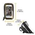 thumbnail image 2 of Waterproof Bike Phone Mount Holder Pouch Bag Reflective Universal Rear Handlebar Pouch Transparent Touchable Case, 2 of 10