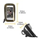 thumbnail image 1 of Bolsa impermeable para soporte de teléfono de bicicleta, bolsa reflectante universal para manillar trasero, funda transparente táctil, 1 of 10
