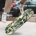 thumbnail image 4 of Skateboards for Beginners Tropical leaves flowers seamless cheerful palm trees bird strelitzia 31"x8" Maple Double Kick Concave Boards Complete Skateboards Outdoor for Adults family friends Gifts, 4 of 5