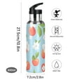 thumbnail image 5 of ALAZA Plumeria Flower Water Bottle Insulated Flask Stainless Steel Straw Lid 20 oz, 5 of 6