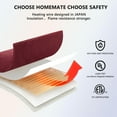 thumbnail image 4 of Electric Blanket Full Size- 72"x84" Heated Blanket Full Size 1/2/4/6/8 Hours Auto-Off 10 Heat Levels Over-Heat Protection Soft Flannel Sherpa Heating Blanket Full Size ETL Certification, 4 of 7