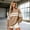 Khaki, variant on Women's 2026 Striped Oversized Sweatshirt Spring Crewneck Long Sleeve Shirts Casual Color Block Pullover Tops, 2XL