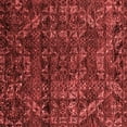 thumbnail image 1 of Ahgly Company Indoor Square Abstract Red Modern Area Rugs, 4' Square, 1 of 4