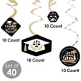 thumbnail image 5 of Big Dot of Happiness Law School Graduation Decoratioins Hanging Swirls - Set of 40, 5 of 8