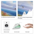 thumbnail image 3 of Lighthouse Sunrise Coast Scenery Pale Blue Tan Backdrop Background for Photography Photo Booth Backdrop for Photoshoot Background Screen Video Recording Parties Curtain, 3 of 5