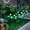 A004- White, variant on Halloween Decorations Outdoor 6 Led Eyeball Solar Pathway Lights Purple Halloween Stake Lights for Yard Garden Lawn Halloween Decor
