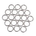thumbnail image 3 of SHOWERORO 20 Pcs O Shaped Open Jump Rings Charm Attachment Rings Connector for Bags Silver, 3 of 6
