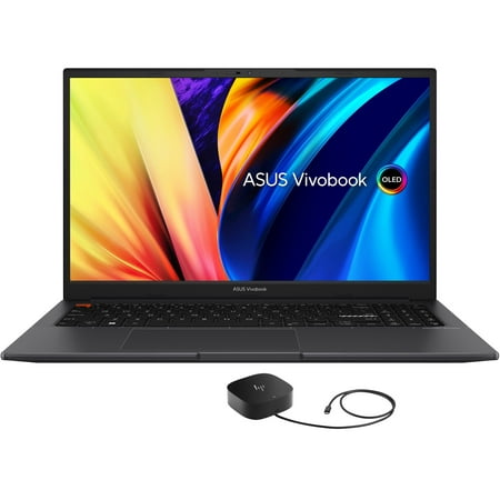 ASUS Vivobook S 15 Home/Business Laptop (Intel i5-12500H 12-Core, 15.6in 60 Hz Full HD (1920x1080), Intel Iris Xe, 12GB RAM, 2TB PCIe SSD, Win 10 Pro) with G5 Essential Dock