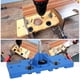 thumbnail image 5 of Abridor de orificios, plantilla para taladrar bisagras, herramienta guía de perforación azul, bisagra de rendimiento comprobado, 5 of 8