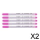 thumbnail image 1 of 2x5 Uds Bolígrafo Borrable Por Aire De 2mm Perfecl Que Desaparece Automáticamente Para Marcar Tela DIY Color Rojo Rosa 2 piezas, 1 of 7