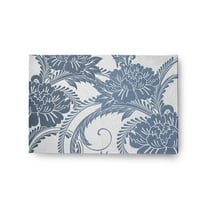 24" 36" Simply Daisy Flower Flourish French Country Chenille Area Rug, Blue