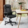 thumbnail image 5 of Homall Leather High Back Executive Office Chair, Black (Set of 1), 5 of 7