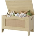 thumbnail image 1 of Storage Chest 30Inch Toy Chest for Boys and Girls, Kids Wood Large Toy Box with Safety Hinge, Storage Bench, Lightweight, Foldable, Space-Saving, Multi-Functional Stool, 1 of 7