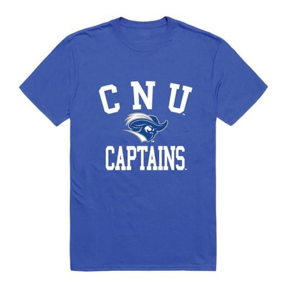 Christopher Newport University Men Arch T-Shirt, Black & White - 2XL